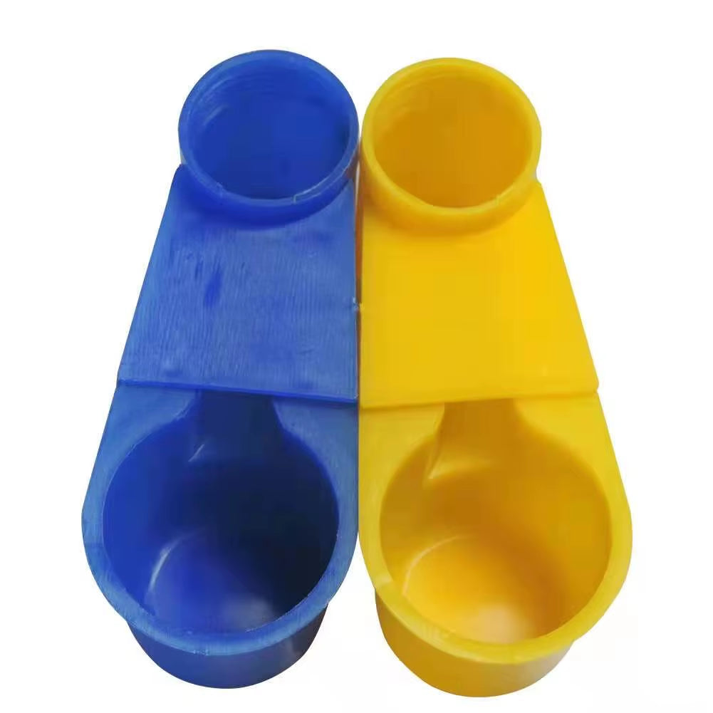 4 Pcs Plastic Birds Dove Drinker Bowl Quail Pigeon Portable Water Cups Bottle Bird Feeder Drinker Cup for Bird Feeder Tools