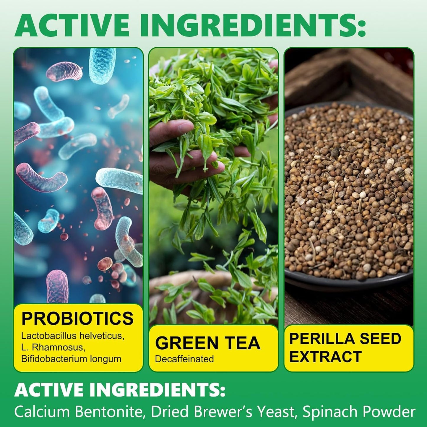 The pet dog breathing freshener conta probiotics and is used as a halitosis remover