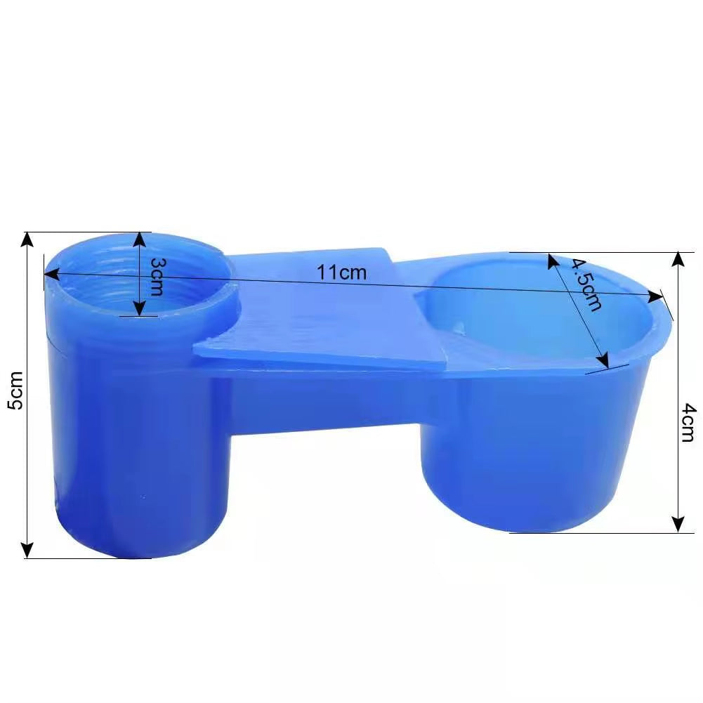 4 Pcs Plastic Birds Dove Drinker Bowl Quail Pigeon Portable Water Cups Bottle Bird Feeder Drinker Cup for Bird Feeder Tools