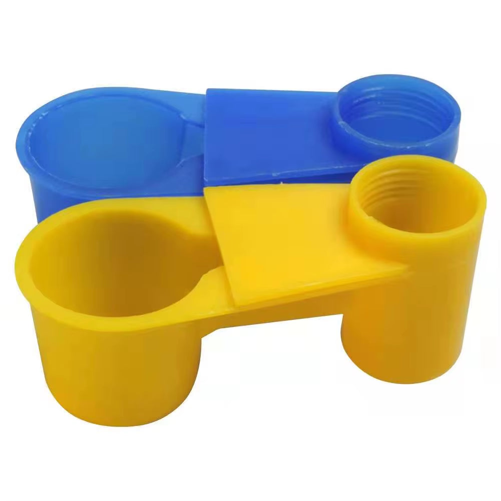 4 Pcs Plastic Birds Dove Drinker Bowl Quail Pigeon Portable Water Cups Bottle Bird Feeder Drinker Cup for Bird Feeder Tools