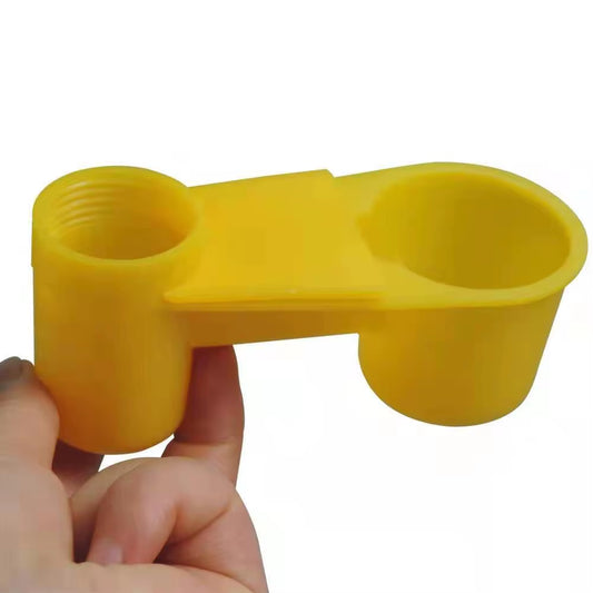 4 Pcs Plastic Birds Dove Drinker Bowl Quail Pigeon Portable Water Cups Bottle Bird Feeder Drinker Cup for Bird Feeder Tools